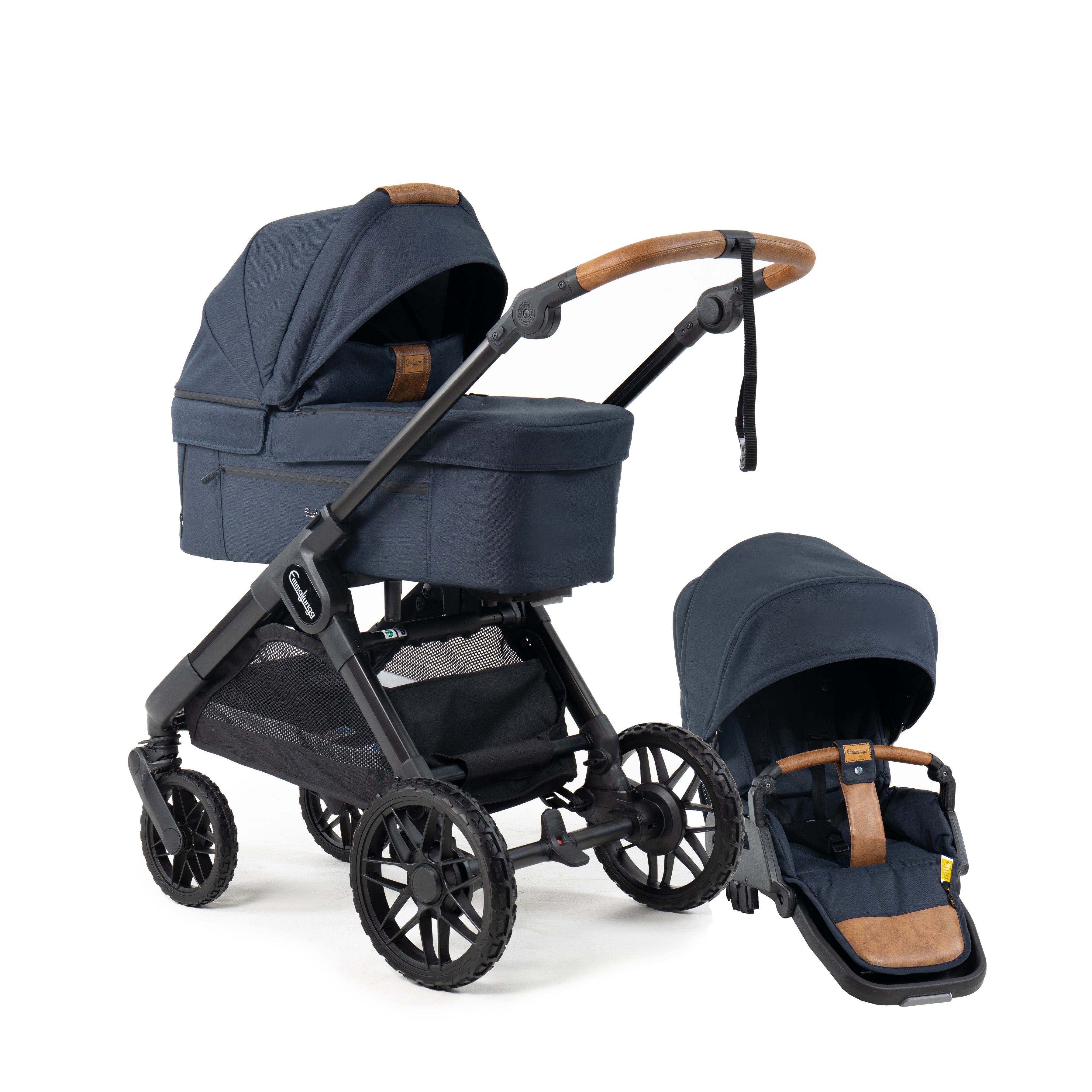 Emmaljunga Kinderwagen SENTO MAX Flat+ Outdoor Dark Navy