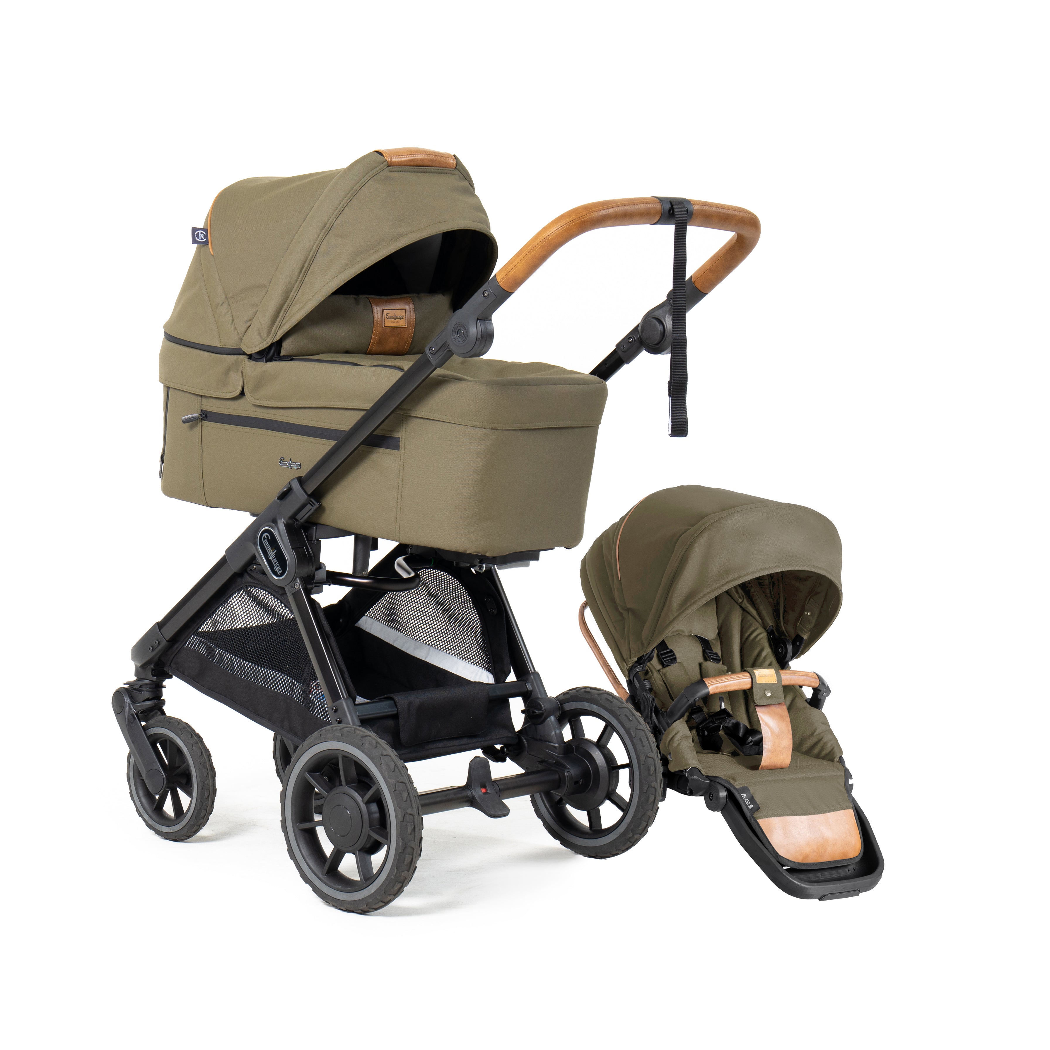 Emmaljunga Kinderwagen SENTO ERGO+ Outdoor Olive