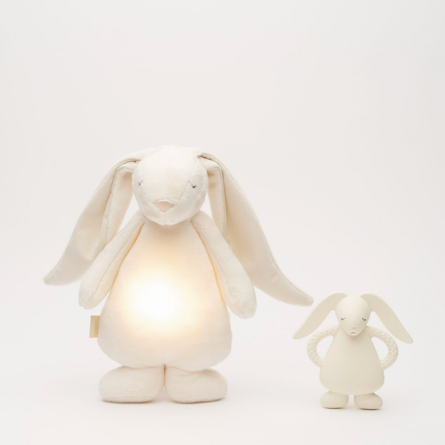 Moonie Beißring & Greifling Hase aus Naturkautschuk - cream