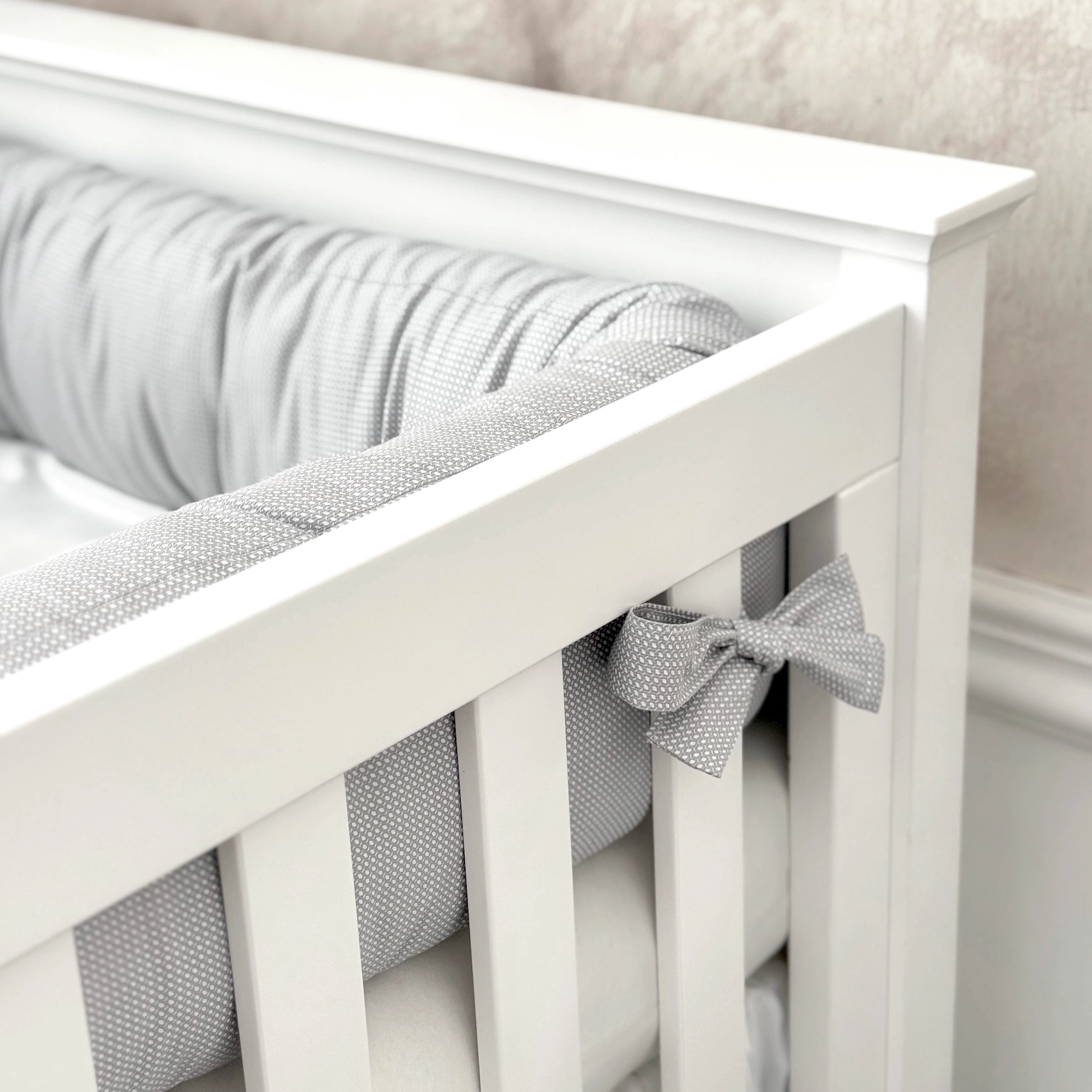LUI e LEI Bettumrandung ELEGANCE Dreamy Grey 210cm