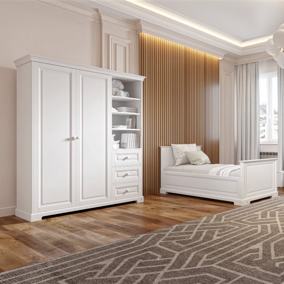 LUI e LEI Schrank ROYAL mit Regal und 3 Schubladen