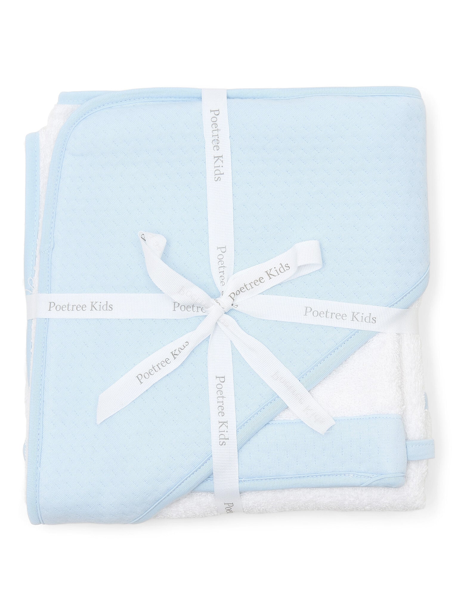 Poetree Kids Kapuzenhandtuch mit Waschlappen &