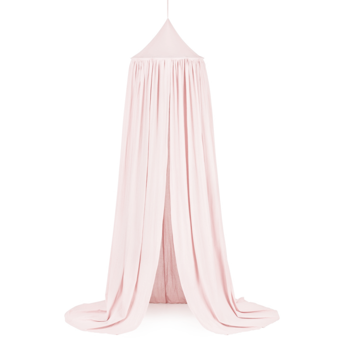 Cotton & Sweets Baldachin aus Baumwolle puderrosa - harmony ambiente