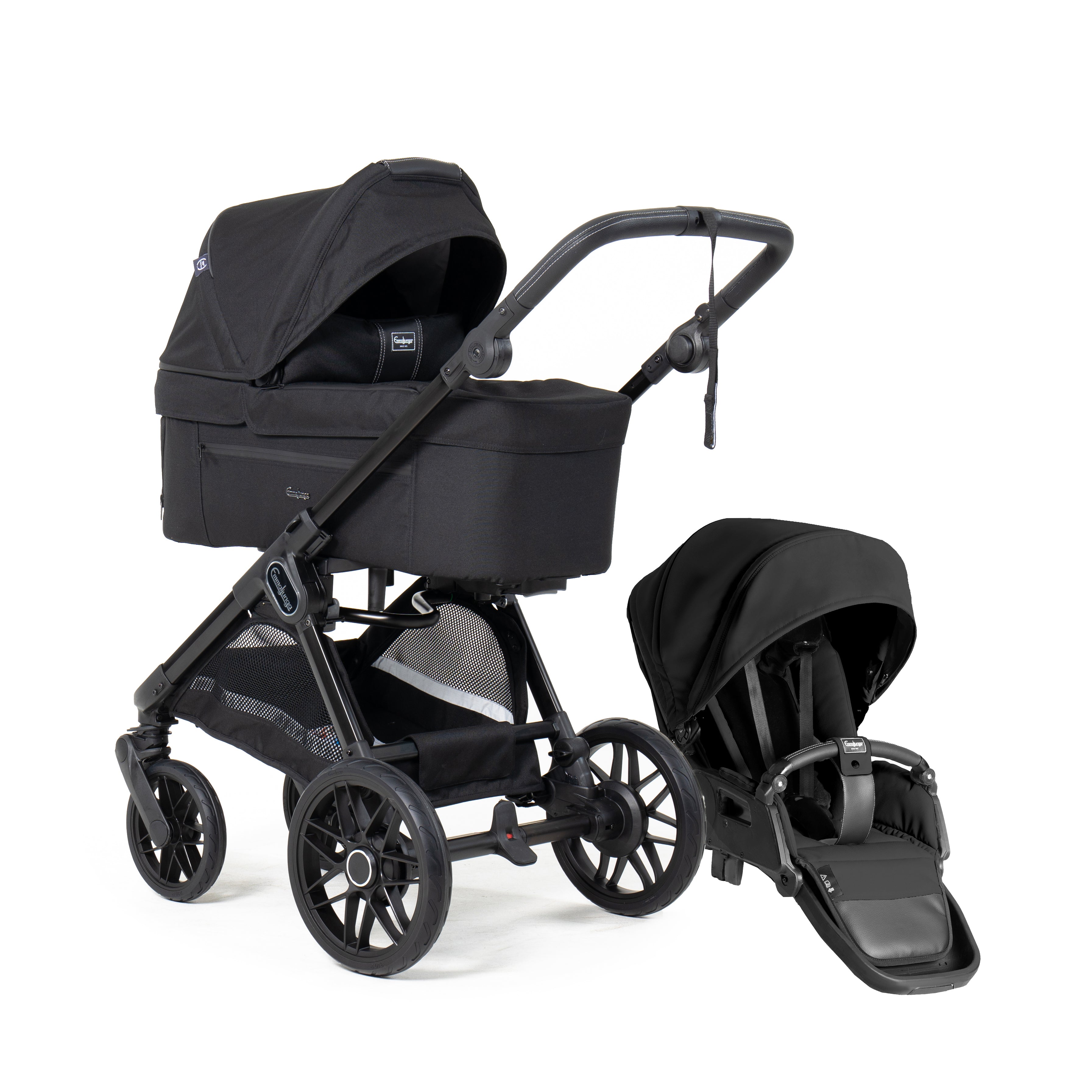 Emmaljunga Kinderwagen SENTO PRO FLAT+ Urban Black