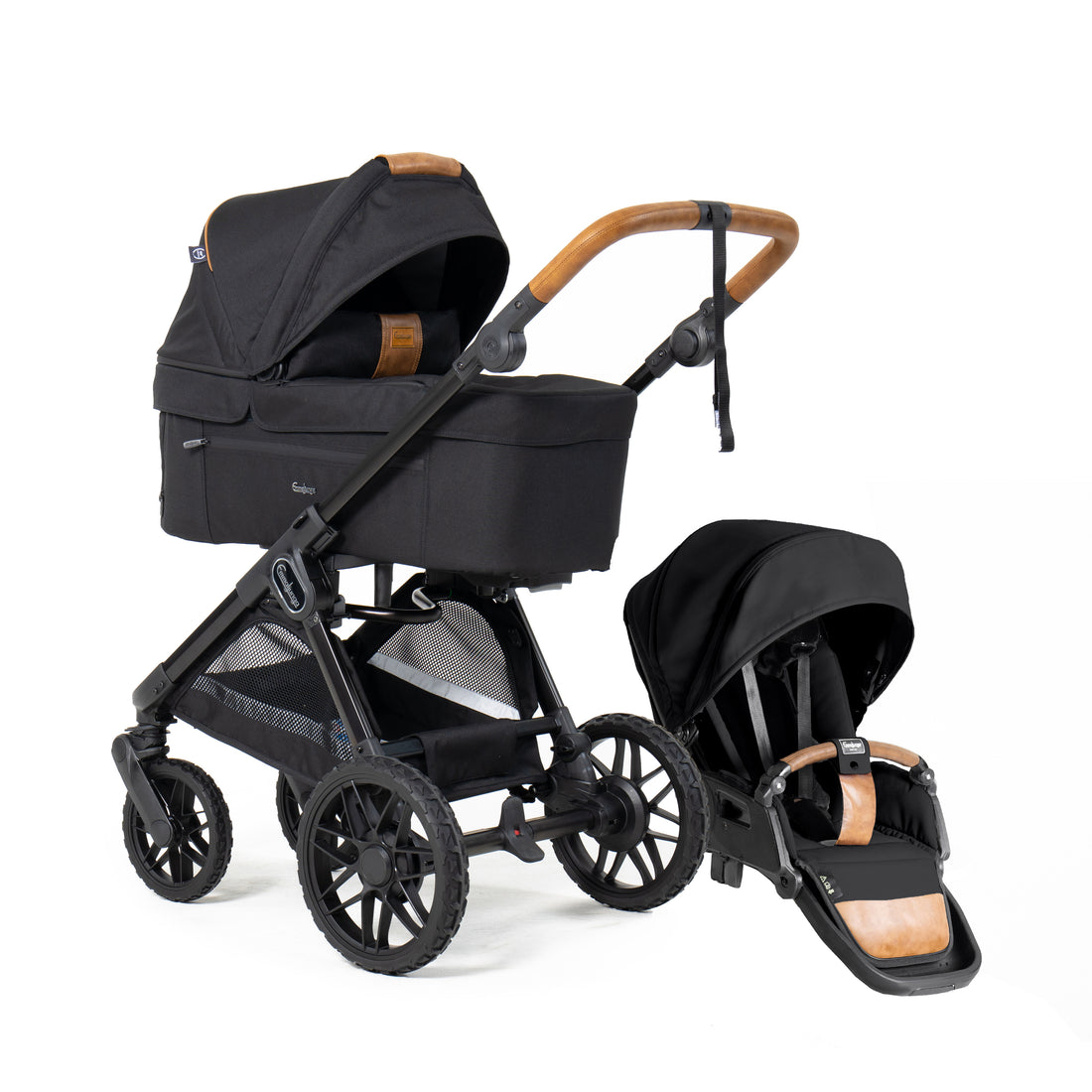 Emmaljunga Kinderwagen SENTO PRO FLAT+ Outdoor Black