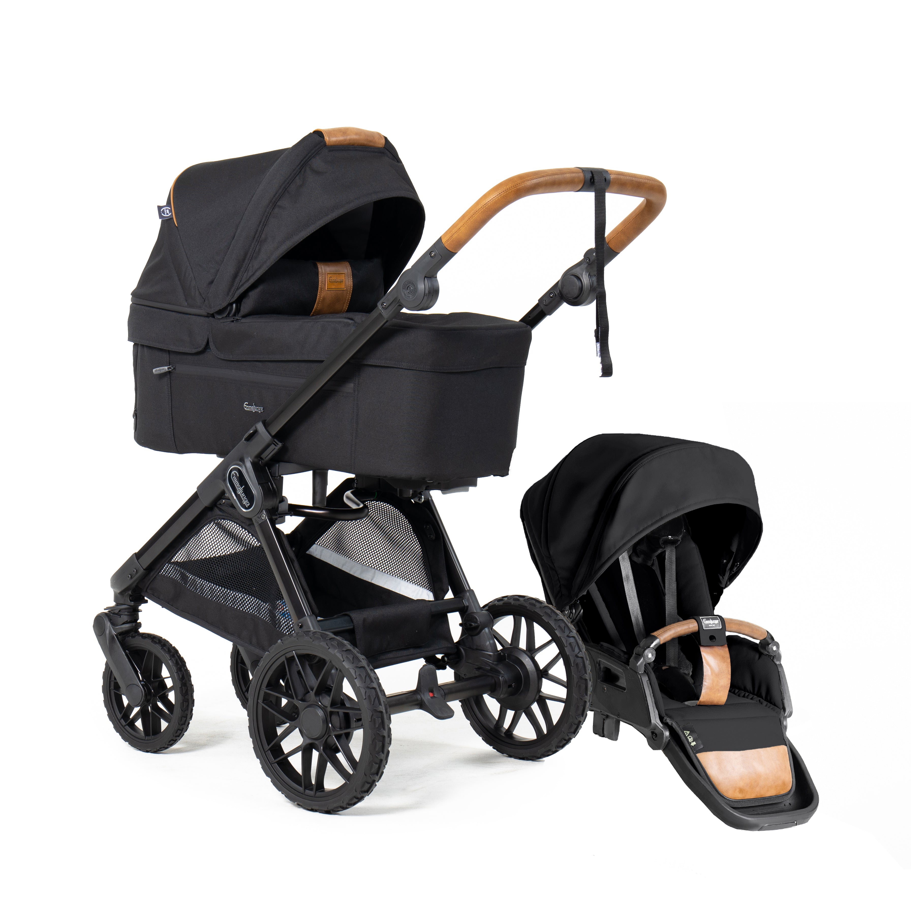 Emmaljunga Kinderwagen SENTO PRO FLAT+ Outdoor Black
