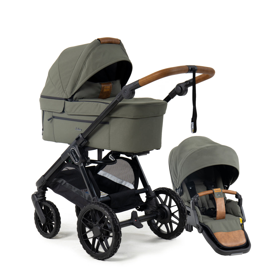 Emmaljunga Kinderwagen SENTO PRO FLAT+ Outdoor Green
