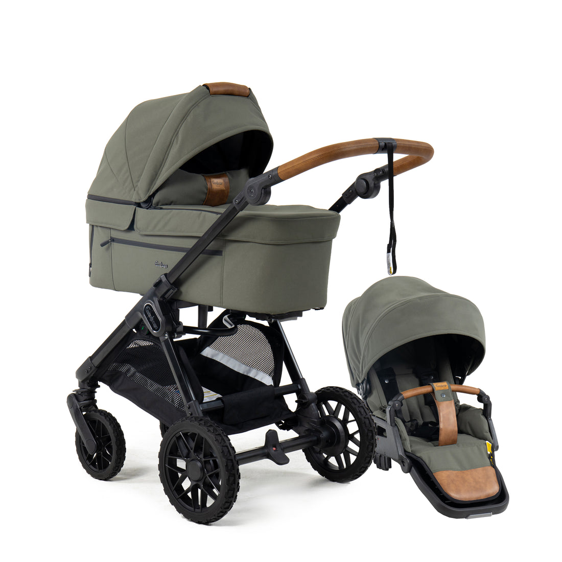Emmaljunga Kinderwagen SENTO FLAT+ Outdoor Green