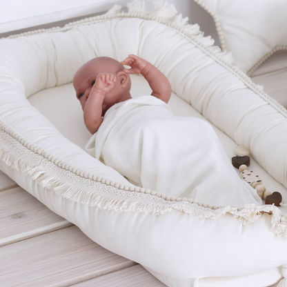 Cotton &amp; Sweets Babynest BOHO vanille