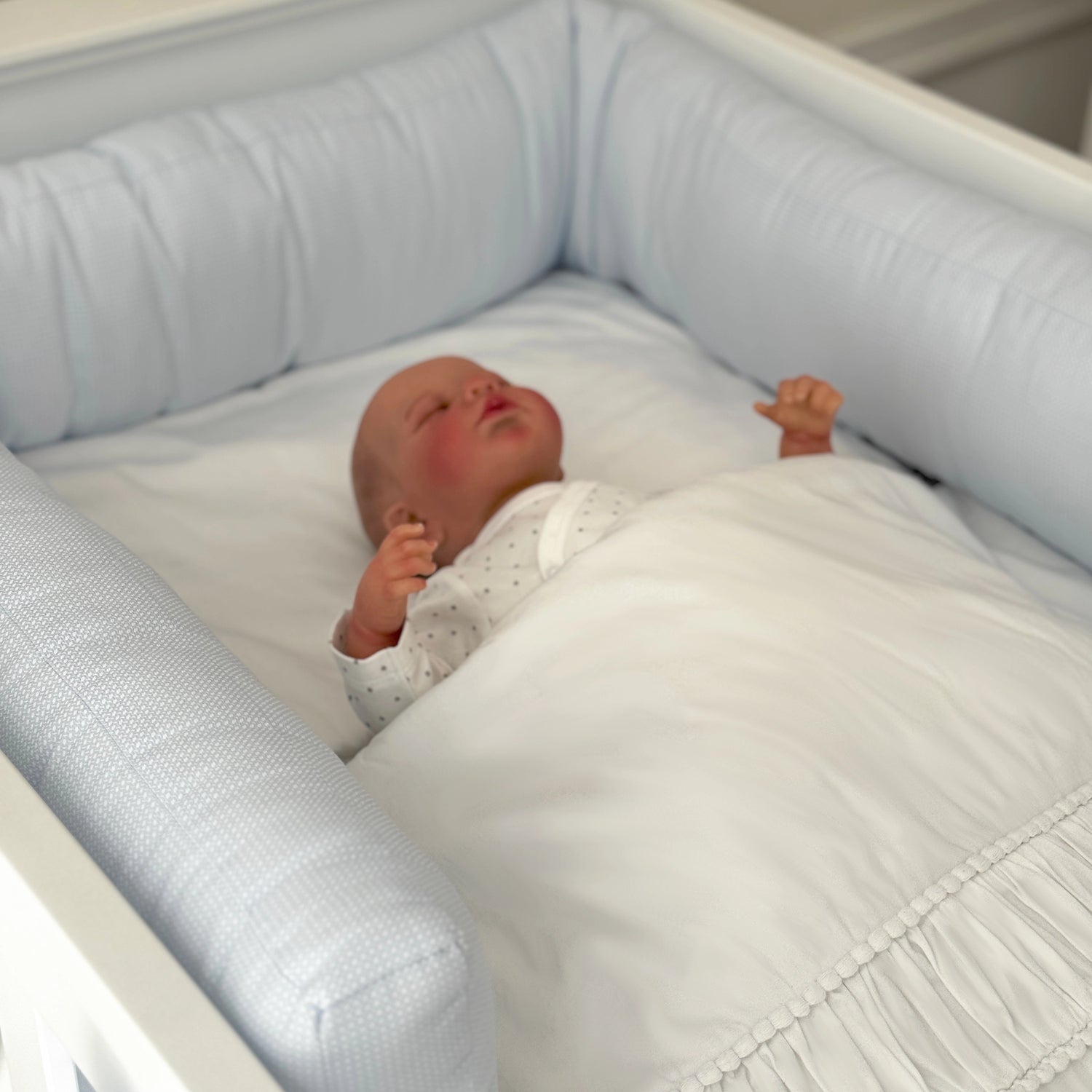 LUI e LEI Bettumrandung ELEGANCE Dreamy Blue 210cm