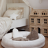 Juniornest Boucle Teddy vanille rund von Cotton & sweets online kaufen
