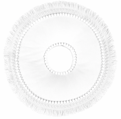 Cotton &amp; Sweets Dekokissen BOHO Donut weiß