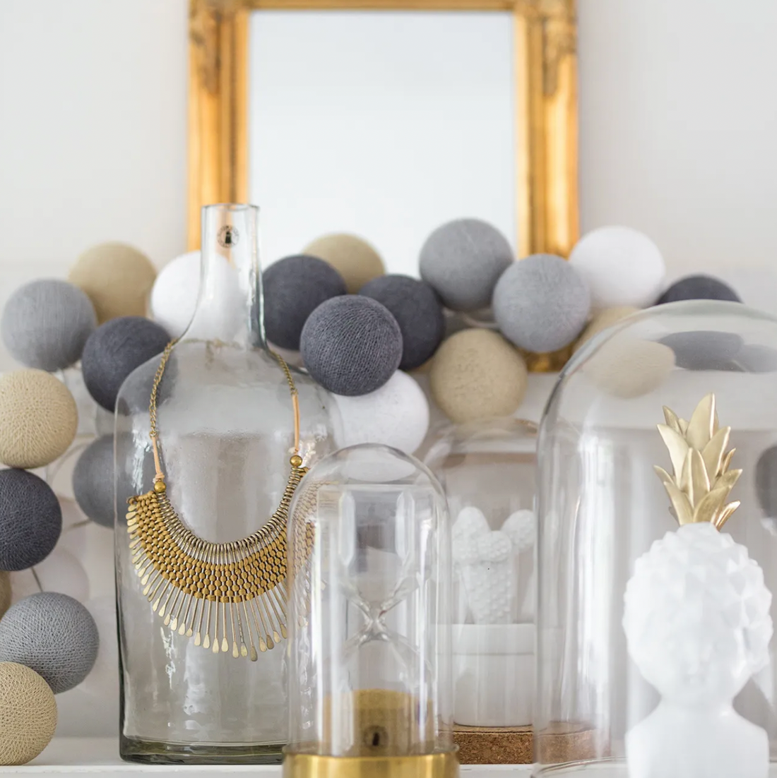 Lichterkette SAND GREY