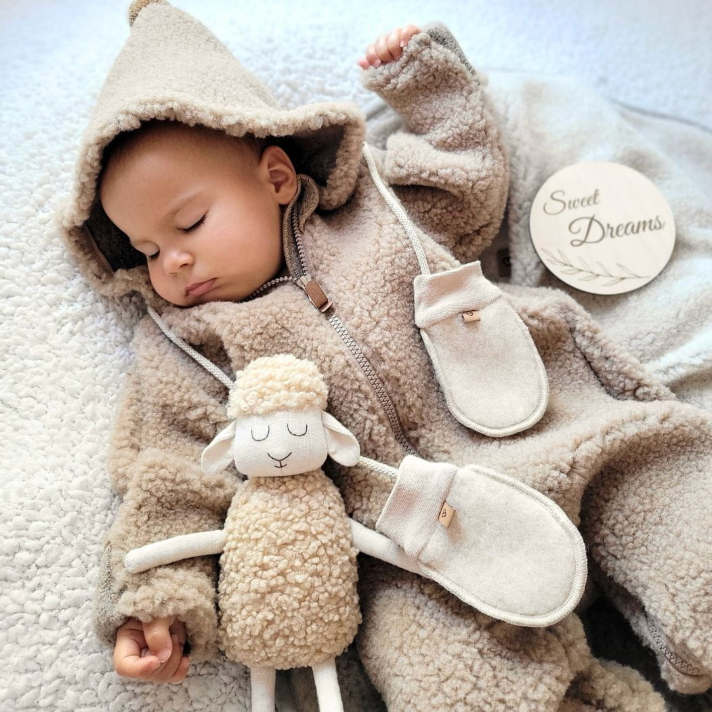 Zaffiro Baby Overall mit Kapuze &