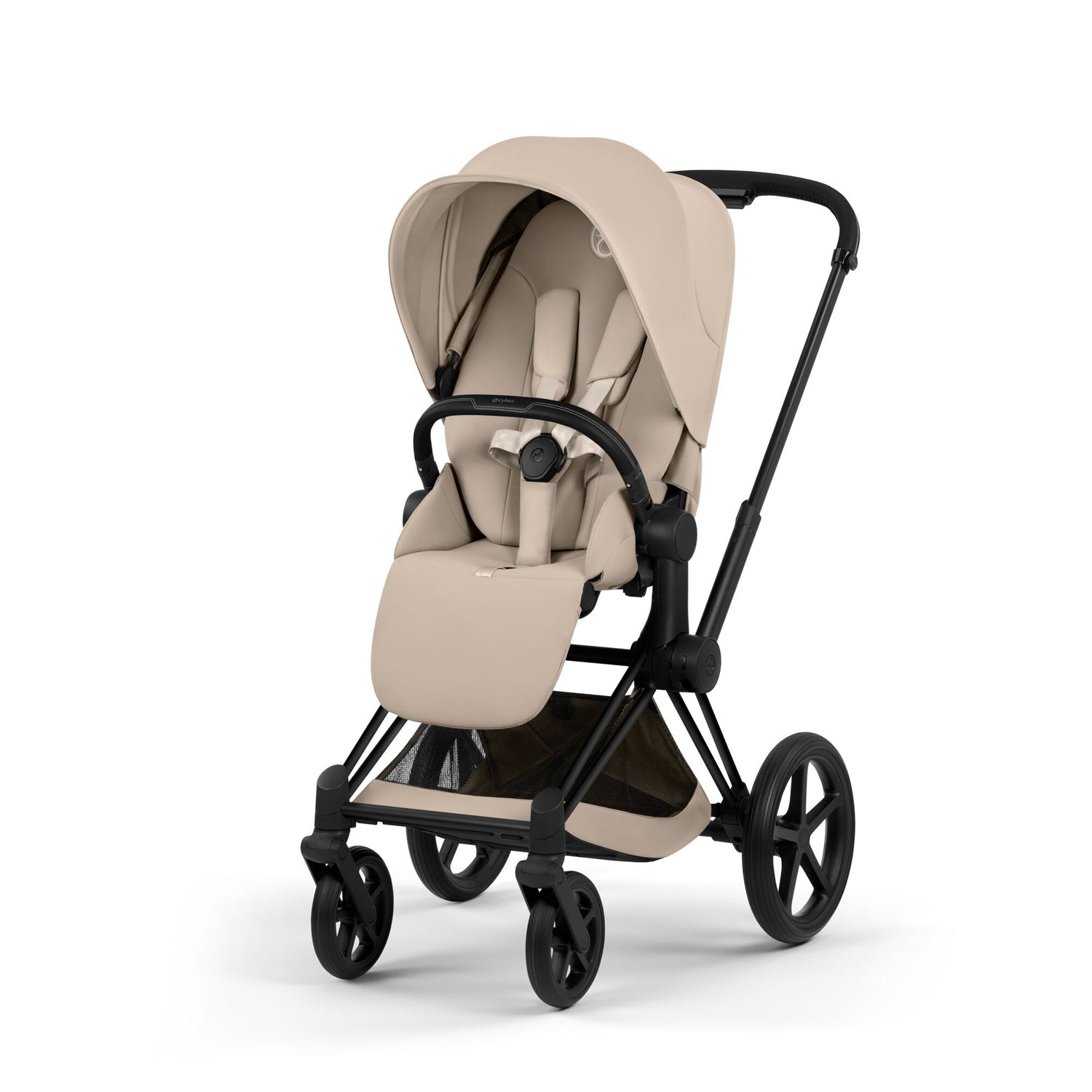 Cybex PRIAM COMFORT Kombi-Kinderwagen matt black / cozy beige