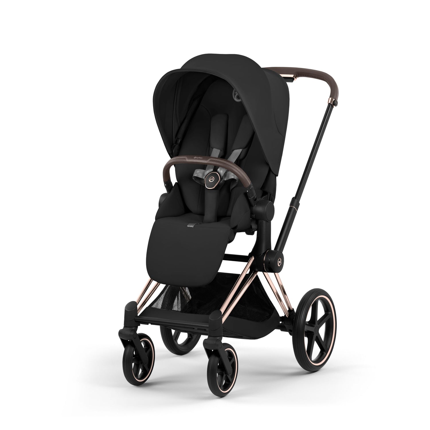 Cybex PRIAM COMFORT Kombi-Kinderwagen rosegold / sepia black