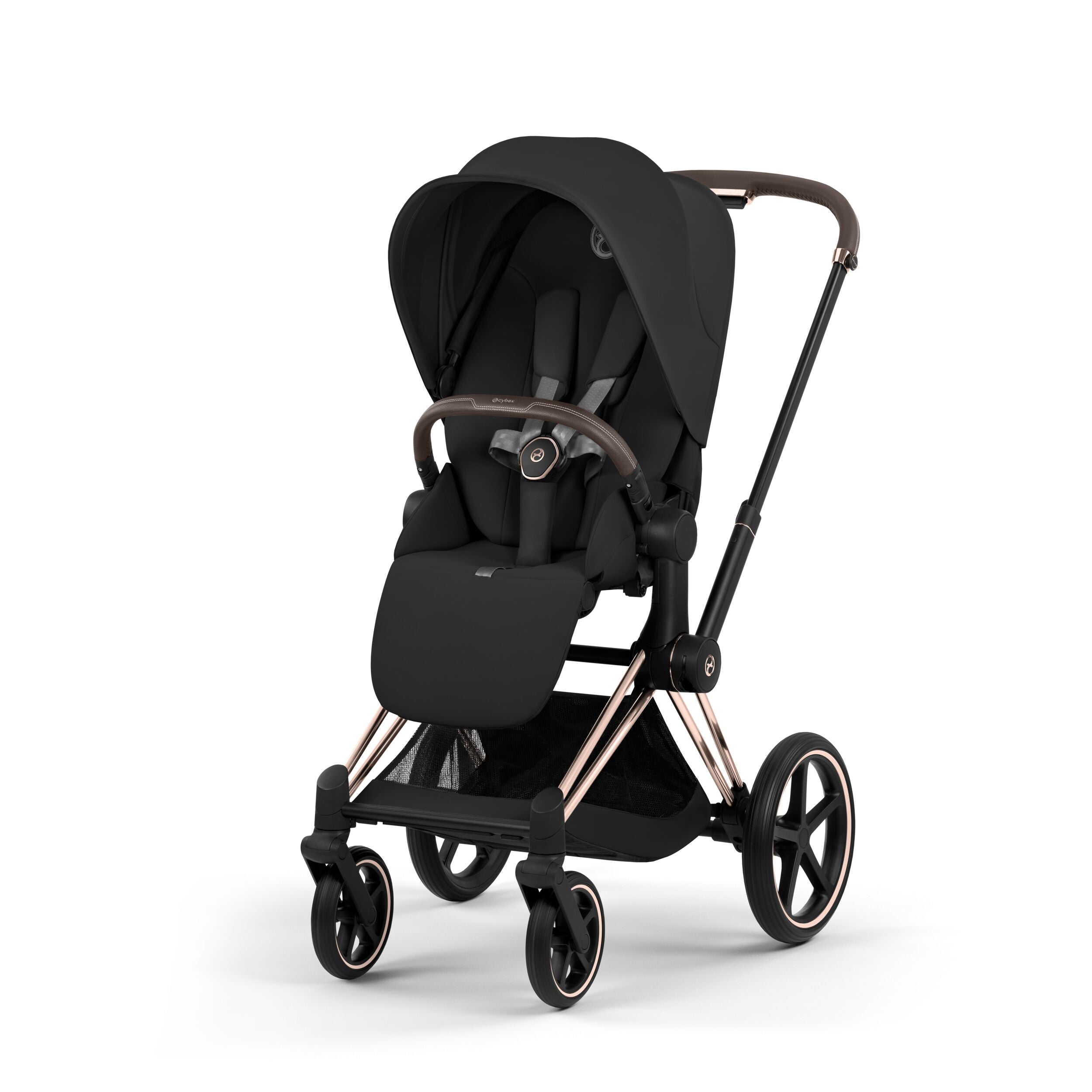 Cybex PRIAM COMFORT Kombi-Kinderwagen rosegold / sepia black
