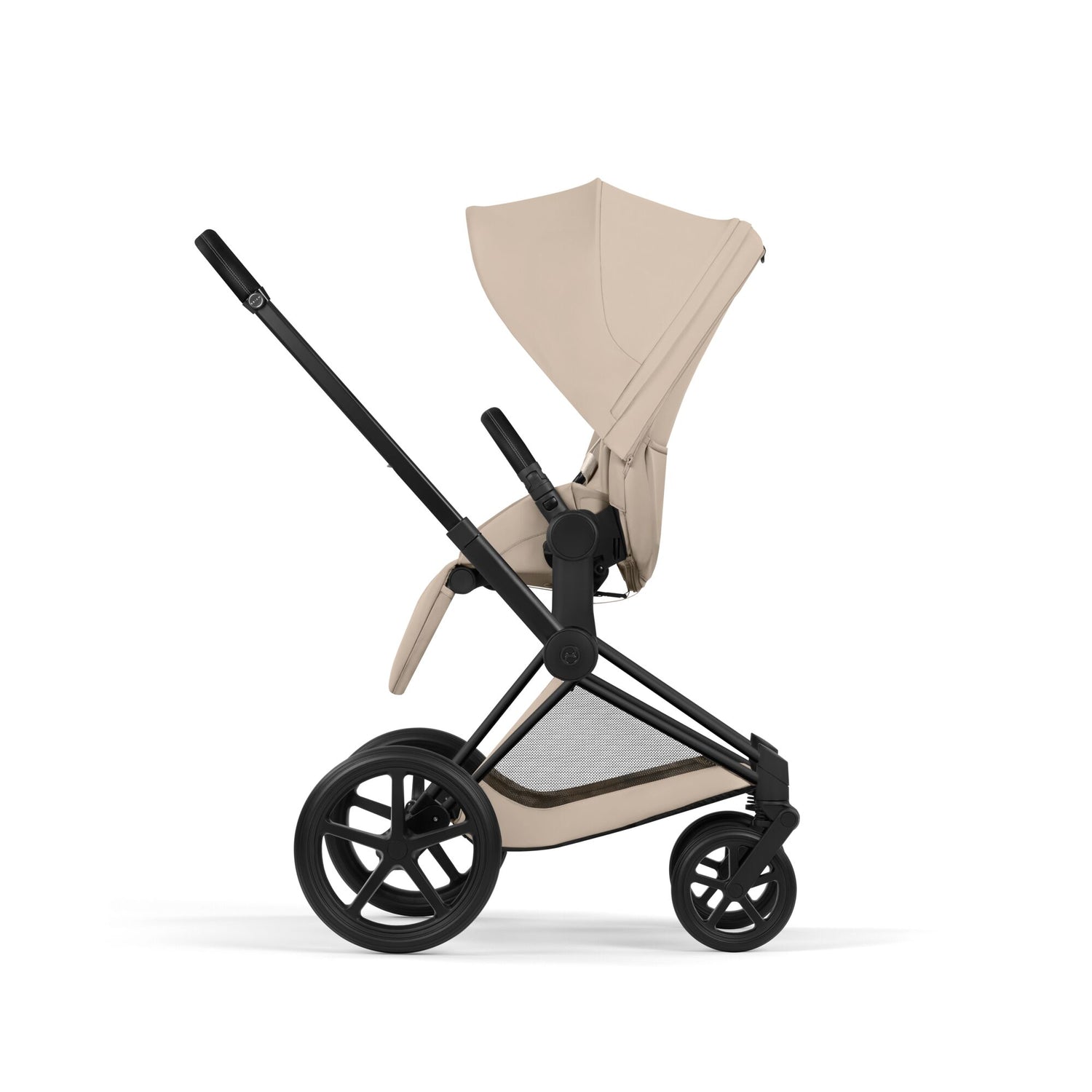 Cybex PRIAM COMFORT Kombi-Kinderwagen matt black / cozy beige