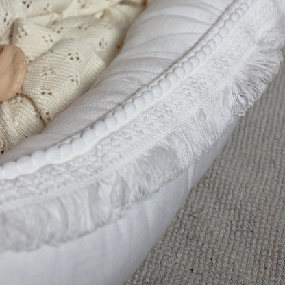 Cotton &amp; Sweets Babynest BOHO white