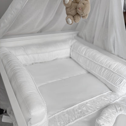 LUI e LEI Bettumrandung PEARL 210cm weiß