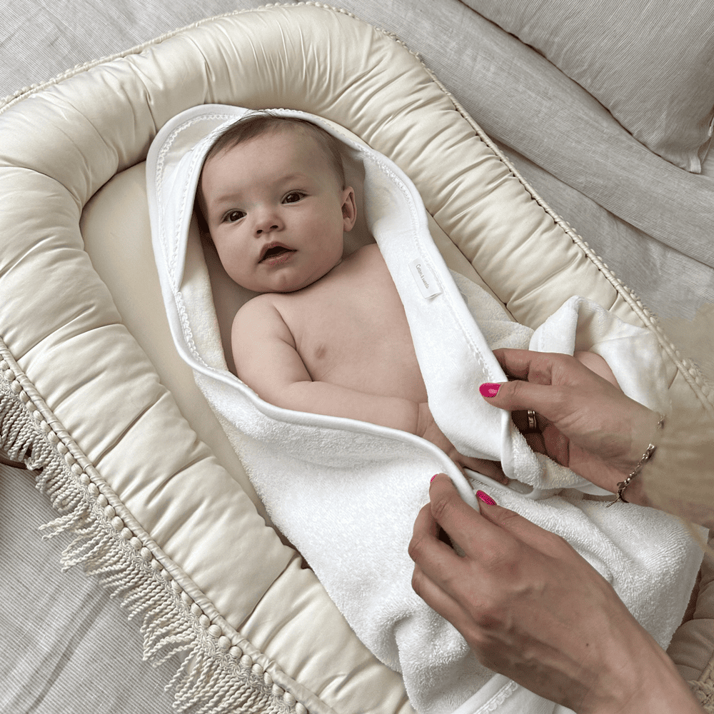 Cotton &amp; Sweets Babynest BOHO TWIST vanille