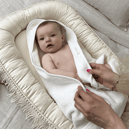 Cotton &amp; Sweets Babynest BOHO TWIST vanille