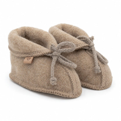 Zaffiro Baby Booties Babyschuhe Wolle braun