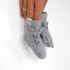 Lille Toni Babyschuhe Merinowolle grau