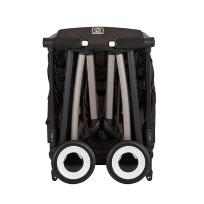 Cybex Libelle chocolate brown zusammengeklappt