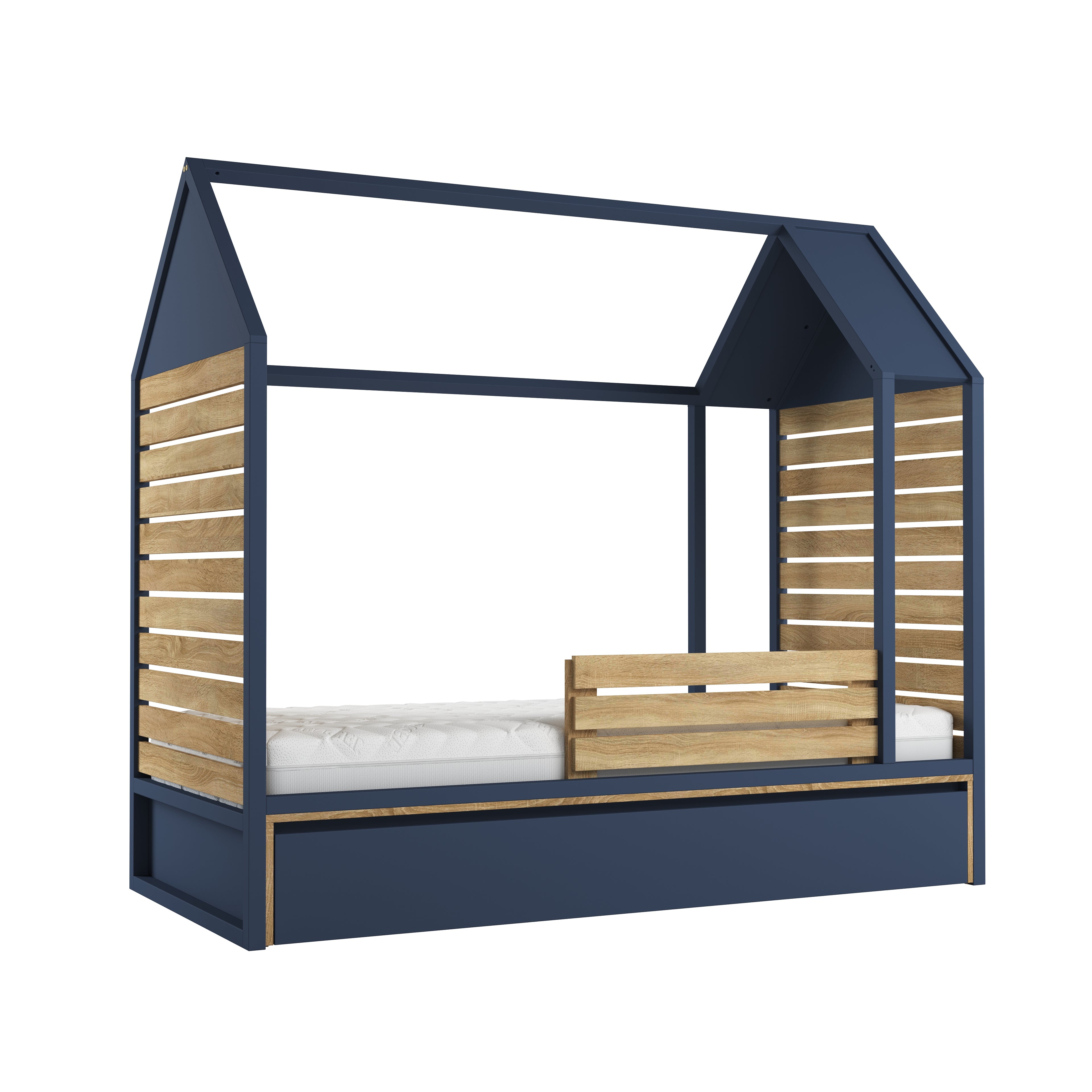 Hausbett NEW YORK 90x200 dunkelblau - Ausstellungsstück