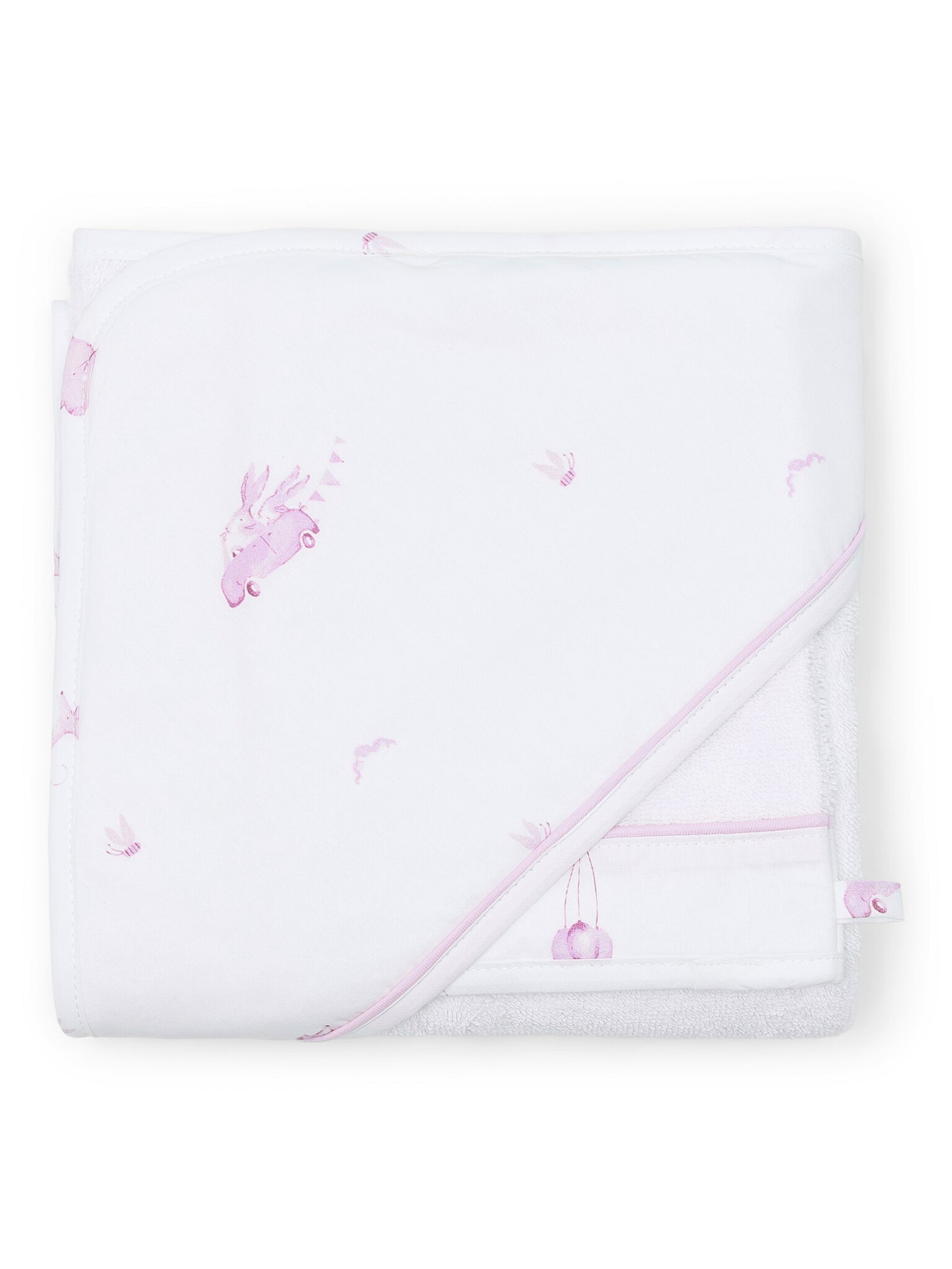 Poetree Kids Kapuzenhandtuch mit Waschlappen &