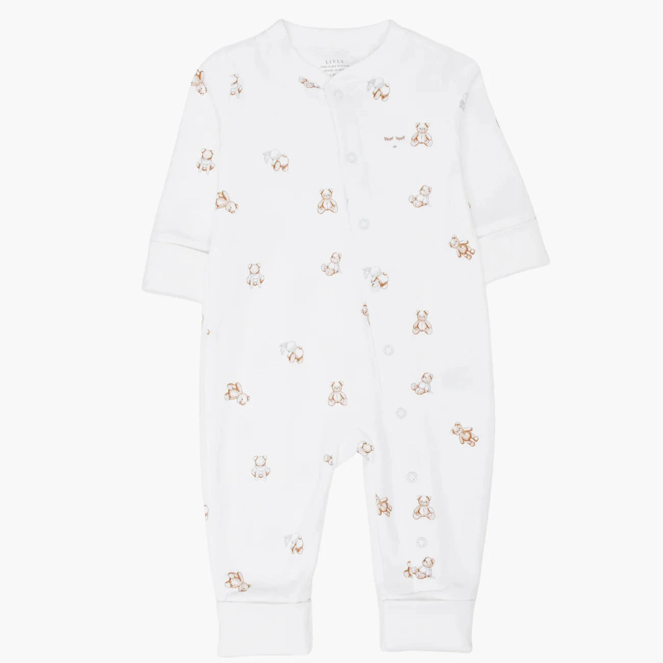 Livly Strampler Teddy mit süßem Bären-Print