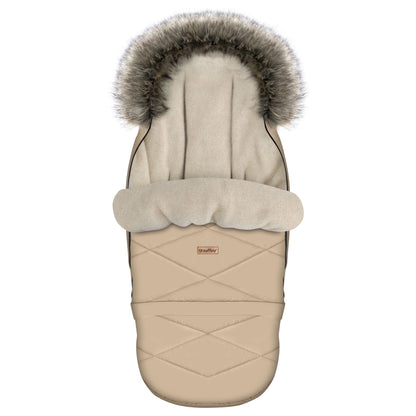 Zaffiro Fußsack GrowUP Aspen vanilla mit PREMIUM-Schafwolle - mitwachsend