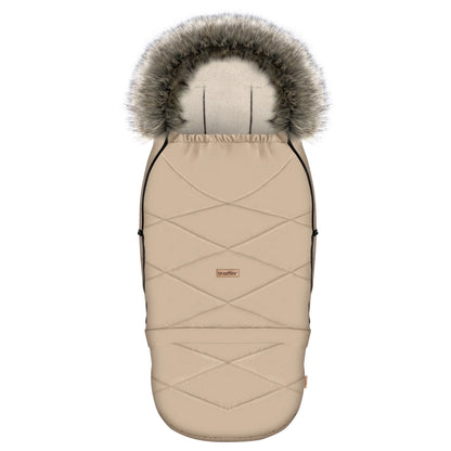 Zaffiro Fußsack GrowUP Aspen vanilla mit PREMIUM-Schafwolle - mitwachsend