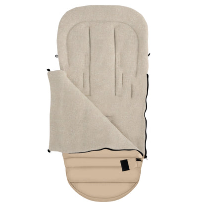 Zaffiro Fußsack iGrow Aspen vanilla mit PREMIUM-Schafwolle - mitwachsend