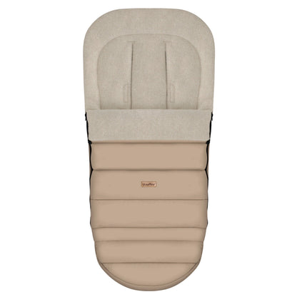 Zaffiro Fußsack iGrow Aspen vanilla mit PREMIUM-Schafwolle - mitwachsend