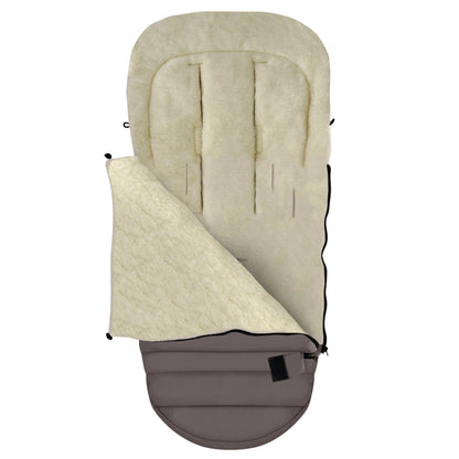 Zaffiro Fußsack iGrow Nordico taupe BASIC-Schafwolle - mitwachsend