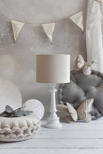 Tischlampe VELVET cream