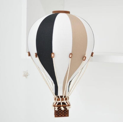 Super Balloon Heißluftballon beige / schwarz / weiß