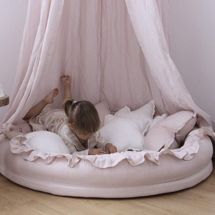 Cotton &amp; Sweets Baldachin aus Baumwolle puderrosa - harmony ambiente