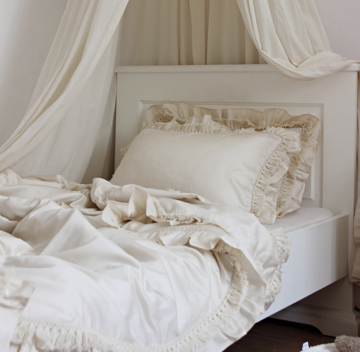 Cotton &amp; sweets Bettwäsche Boho mit Fransen 140x200 - harmony ambiente online kaufen