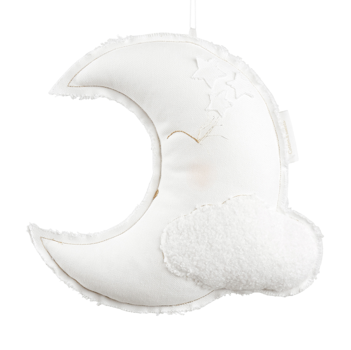 Baby Mobile Mond weiß von Cotton &amp; Sweets - harmony ambiente