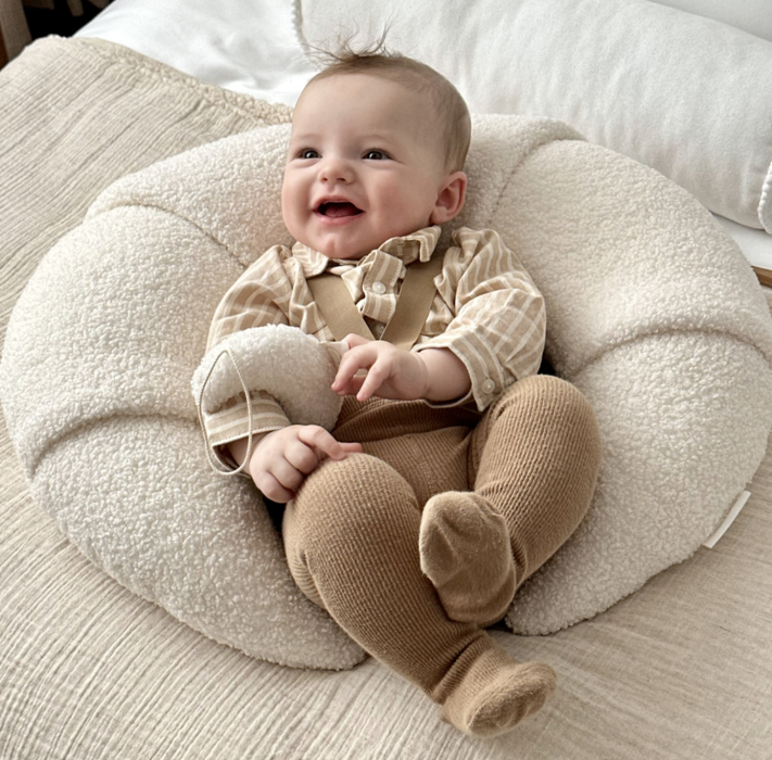 Stillkissen Croissant Boucle vanille Cotton &amp; Sweets 